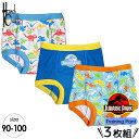 【マラソン限定◆POINT3倍】送料無料/ トレーニングパンツ 男の子 子供 ジュラシック ワールド ディズニー 90-100cm 3枚組 男児 キッズ 下着 ...