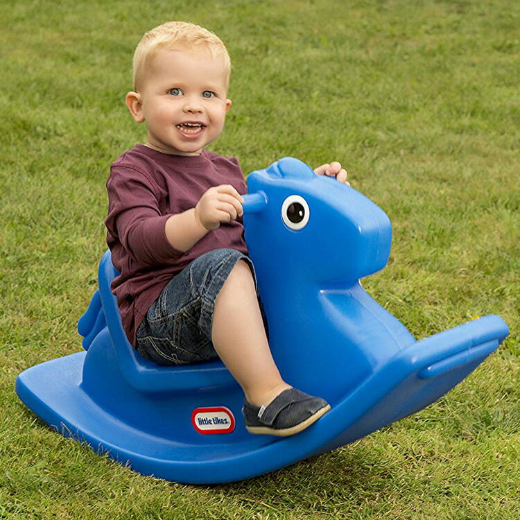 【訳あり】リトルタイクス ロッキンフォース ブルー 1歳 乗用玩具 ベビー向けおもちゃ 乗り物 ロッカー Littletikes 620171 2