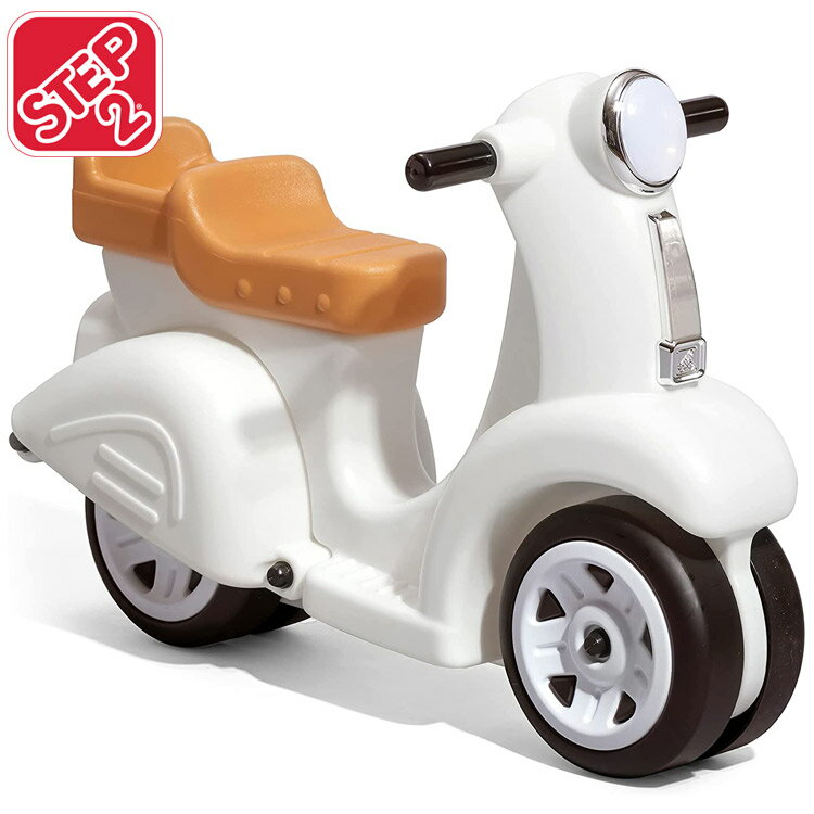 商品説明 メーカー STEP2 商品名 Ride Along Scooter 型番 420700 サイズ 本体：L74×W30×H51 cm 重さ 4.9kg 対象年齢 1歳半から (メーカー参照) 安全基準 ヨーロッパ規格適合(EN-71) 材質 強化プラスチック 生産国 Made in USA 仕様 ・大きな幅のあるタイヤでバランスがとりやすく安全に楽しめます ・前面、背面ともに細部にまでリアルに作られています。 ・握りやすいハンドルで楽な姿勢で楽しめます。 備考 ・ラッピング可(ラッピングバッグを商品と一緒にご購入下さい。) ・組立必要/説明書図解（英語表記） ・入荷時期によりデザイン・カラー変更の場合がございます。 ・小さなパーツを含む場合がございます、お子様から離れて大人の方が組み立て下さい。 ・組み立て時に加工が必要な場合や、ボルト・ネジなどを別途お手配頂く場合もございます。 ・輸入品特有の製造上のキズ、塗装剥がれ等や輸送時の外箱ダメージが見受けられる場合がございます。 ・メーカー出荷時の状態により、箱を修繕しお送りする場合もございます。 ・ご使用時、必ず大人の方がそばで付き添って下さい。 ※お買いもの前に必ずご確認ください。 ■アメリカ製品について ■お買い物ガイド 【検索キーワード】 ステップ2 スクーター 乗用玩具 子供用 乗り物 乗物 幼児用 足蹴り バイク Step2 コースター 乗用玩具 型遊具 室内 屋内 屋外 乗用 バランスバイク 子供 キッズ こども 誕生日 クリスマス プレゼント