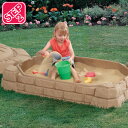 商品説明 メーカー STEP2 商品名 Naturally Playful Sandbox 型番 7220KR サイズ 本体(約)：39.4 x 111.8 x 81.2 cm BOX(約)：134.6 x 95.3 x 26.7 cm 重さ (約)11.79 kg 対象年齢 1 歳から(メーカー参照) 安全基準 ヨーロッパ規格適合(EN-71) 生産国 Made in USA 仕様 ・フタ付きで猫などから砂を守ります。 ・イスにもなる角部分。(22.67kgまで) ・砂容量：最大90.7kg ・使わなくなった後は、底に穴を開けてプランターとしてもお使いいただけます。 備考 ・ラッピング不可 ・入荷時期によりデザイン・カラー変更の場合がございます。 ・組立必要/説明書図解（英語表記） ・小さなパーツを含む場合がございます、お子様から離れて大人の方が組み立て下さい。 ・組み立て時に加工が必要な場合や、ボルト・ネジなどを別途お手配頂く場合もございます。 ・輸入品特有の製造上のキズ、塗装剥がれ等や輸送時の外箱ダメージが見受けられる場合がございます。 ・メーカー出荷時の状態により、箱を修繕しお送りする場合もございます。 ・ご使用時、必ず大人の方がそばで付き添って下さい。 ■画像と商品が一部異なる場合もございますのでご了承ください。 ■在庫数、価格は日々変動いたします。 ※お買いもの前に必ずご確認ください。 ■アメリカ製品について ■お買い物ガイド 【検索キーワード】 Naturally Playful Sandbox 7220KR ステップ2 ナチュラリ プレイフル サンドボックス ステップ2 大型遊具 砂あそび 砂場 サンドボックス 砂遊び 水遊び 子供 キッズ こども おしゃれ ふた付き 蓋付き paranino パラニーニョ