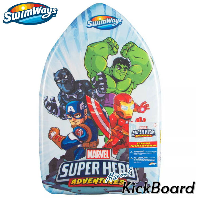 商品説明 メーカー SwimWays 商品名 Kickboard - DISNEY, MARVEL, STAR WARS 対象年齢 5歳から(メーカー参照) サイズ (少し小さめ。サイズをご確認下さい。)約W26.5×L41×D3cm 生産国 Made in China 仕様 プールで水泳の練習にもぴったりなビート板 初めて泳ぐ練習に 大好きなキャラクターと一緒に！ ※アメリカでプールグッズを多数手掛ける、信頼の「SwimWays」製。 本製品は救命用具ではありません。 小さなお子様のご使用には大人の方が必ず付き添ってください。 備考 ※こちらの商品は【送料無料】定形外郵便「ポストイン配達」となります。 　商品の追跡が出来ません、紛失、未着、破損の場合でも弊社では責任を負いかねます。 　配送先への配達で郵便受けに入れられます。 　　(入らない場合は直接手渡しです)。 　日曜・祝日は配達されません。 　配達時間は1日1回各戸への郵便配達の時間帯となります。 　　不在の場合は通知が郵便受けに入れられますので再配達を直接ご依頼してください。 　到着まで約2日-7日かかります。 　※あくまで参考ですのでその時の状況（天候など）により 　若干配送日数が変わる場合がございます、ご了承ください。 　配達の日時指定は出来ませんのでご了承ください。 ・同梱発送は出来ません。 　他の商品を同時にご注文された場合は宅配便(送料お客様負担)にて発送いたしますので予めご了承願います。 ・代金引換は出来ません。 　お選び頂いた場合は、キャンセルさせて頂きますので予めご了承下さい。 　決済方法は、クレジットカード決済・銀行振込よりお選び下さい。 ・ラッピング不可 ・入荷時期によりデザイン・カラー変更の場合がございます。 ・輸入品特有の製造上のキズ、塗装剥がれ等や輸送時の外箱ダメージが見受けられる場合がございます。 ・ご使用時、必ず大人の方がそばで付き添って下さい。 ■画像と商品が一部異なる場合もございますのでご了承ください。 ■在庫数、価格は日々変動いたします。 ※お買いもの前に必ずご確認ください。 ■アメリカ製品について ■お買い物ガイド 【検索キーワード】 スポーツ アウトドア マリンスポーツ 水泳 練習用具 ビート板 ジュニア 子供用 子供向け キッズ＆ジュニア 5歳 6歳 7歳 8歳 海 プール レジャー 夏休み 海水浴 オシャレ雑貨 キャラクター雑貨 ディズニー キャラクター キャラクターグッズ ライセンス 男の子