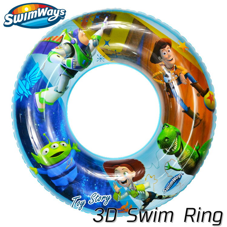 送料無料/ 子供用 浮き輪 ディズニー トイストーリー スイムリング 51cm SwimWays