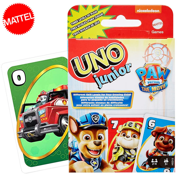 【P5倍★-9/1 23:59マデ】送料無料/ UNO パウパトロール ウノ ジュニア パウパト 3歳から カードゲーム おもちゃ 新品 キャラクター ライセンス PAWPATROLのサムネイル