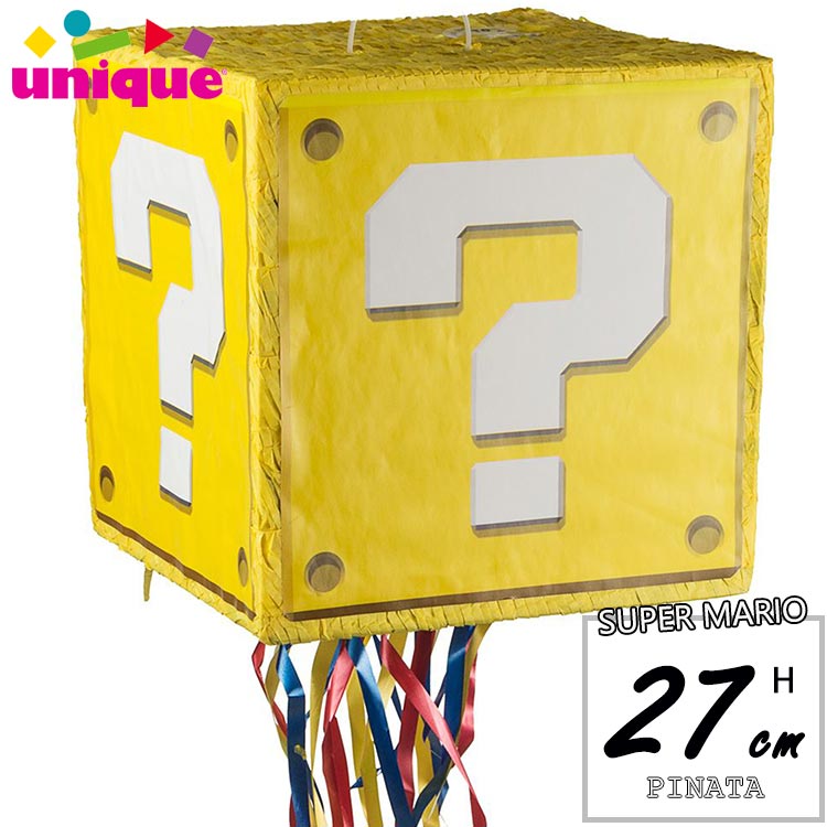 商品説明 メーカー Unique 商品名 3D Mario Cube PULL PINATA 型番 34206 サイズ 約 直径 27 cm 重さ - 対象年齢(メーカー参照) 3歳頃から 材質 紙 生産国 仕様 豪華なパーティを演出！ パーティーの定番アイテム 「SUPER MARIO スーパー マリオ」のピニャータ Pinata(ピニャータ)はメキシコや南米のキッズ・パーティに欠かせないくす玉。 誕生日やハロウィン・クリスマスなどに必須！！ おもちゃやお菓子を仕込んで吊り下げ スイカ割りのように子供たちが順番に目隠をし、 くるくると回ってから周りの声を頼りにピニャータを叩き壊します。 おうちの中では 紐を1本づつ順に引き、引き当てると下部に穴があき、 中からおもちゃやお菓子が飛び出しみんなで一斉に拾います。 子供達は大喜び！ 大人の方がピニャータを上下や左右に揺らして割りにくくしたり、 みんなでパーティを盛大にお祝いましょう！ ※中に仕込むおもちゃ、お菓子などは含まれません。 　中に仕込むおもちゃやお菓子のサイズによっては、紐を引っ張る開け方の場合は 　お菓子などが出にくいことがあります。 備考 ・ラッピング可(ラッピングバッグを商品と一緒にご購入下さい。) ・入荷時期によりデザイン・カラー変更の場合がございます。 ・輸入品特有の製造上のキズ、塗装剥がれ等や輸送時の外箱ダメージが見受けられる場合がございます。 ・メーカー出荷時の状態により、箱を修繕しお送りする場合もございます。 ・ご使用時、必ず大人の方がそばで付き添って下さい。 ■画像と商品が一部異なる場合もございますのでご了承ください。 ■在庫数、価格は日々変動いたします。 ※お買いもの前に必ずご確認ください。 ■アメリカ製品について ■お買い物ガイド 【検索キーワード】 マリオ スーパーマリオ ユニバ キャラクター アメリカ 輸入 アメ雑 カラフル パーティーグッズ 装飾品 バースデーパーティー用品 装飾 誕生日パーティー パーティグッズ イベントグッズ ピニャータ お祝い 海外パーティくす玉 お菓子を入れる ピナタ ゲーム お祝い お誕生日 飾り付け 誕生日祝い パーティー デコレーション