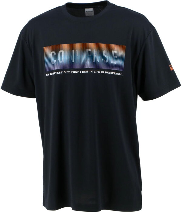 【メール便OK】CONVERSE(コンバース) CB222355 メンズ プリントTシャツ バスケットボール プラクティスシャツ 練習用