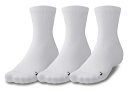 UNDER ARMOUR(アンダーアーマー) 1371936 メンズ UAクオーターソックス バスケソックス 3足セット 靴下 バスケットボール