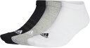 adidas(アディダス) EBB61 メンズ レディース ジュニア クッション ローカット ソックス 3足組