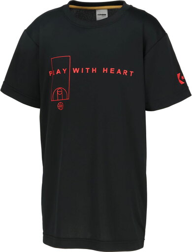 【メール便OK】CONVERSE(コンバース) CB442352 ジュニア プリントTシャツ バスケットボール 半袖 練習用 子供用 【メール便OK】CONVERSE(コンバース) CB442352 ジュニア プリントTシャツ バスケットボール 半袖 練習用 子供用