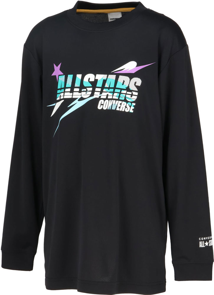 CONVERSE(コンバース) CB442357L Jr.プリントロングスリーブシャツ ロンT 長袖Tシャツ