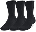 UNDER ARMOUR(アンダーアーマー) 1386311 UAトレーニング コットン クルー ソックス (3足セット)