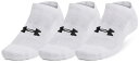 UNDER ARMOUR(アンダーアーマー) 1386313 UAトレーニング コットン ノーショー ソックス (3足セット)