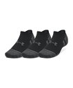 UNDER ARMOUR(アンダーアーマー) 1379503 UA パフォーマンステック ノーショー ソックス 3足セット 靴下 スポーツ ユニセックス