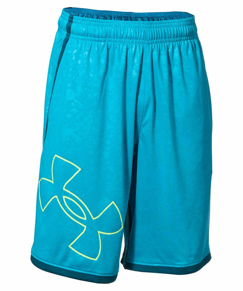 品番 1383338 ブランド UNDER ARMOUR(アンダーアーマー) 詳細 【商品名】UA STUNT 3.0 EMBOSS SHORTS / UAスタント3.0 エンボス ショーツ【カラー】464Circuit Teal / / High Vis Yellow【特徴】軽量で伸縮性があるから、どれだけ走り回ってもはきやすい。速乾性に優れ、汗も洗濯もすぐ乾く。内側にドローコードが付いたゴム入りウエストバンド両サイドにポケット背面裾は通気性を高めるメッシュパネル水分コントロール：汗を素早く吸収、外部へ発散し、アスリートの身体を常にドライに保つ抗菌防臭：嫌な臭いの原因となる細菌の増殖を抑制し、防臭効果を発揮する UA STUNT 3.0 EMBOSS SHORTS ポリエステル100％ インドネシア ※在庫はメーカーと共有しておりますので、店頭在庫が欠品の場合はメーカー取り寄せとなり、入荷まで1週間ほど掛かる場合もございます。※メーカー在庫は非常に流動的でございます。メーカー在庫完売の為、商品をご用意することが出来ない場合がございます。※モニタ閲覧環境によっては、画面の商品と実際の商品の色が異なって見える場合がありますがご了承ください。※当店では複数店舗で在庫を共有している為、稀にご注文が重なり在庫切れとなる場合がございます。その際はメールにてご連絡させていただいております。ご了承くださいませ。メーカー希望小売価格はメーカーサイトに基づいて掲載しています。