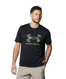 【メール便OK】UNDER ARMOUR(アンダーアーマー) 1384797 メンズ UAテック カモ ビッグロゴ ショートスリーブTシャツ 半袖 トップス