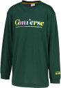 【メール便OK】Jr.プリントロングスリーブ ジュニア 長袖Tシャツ ロンT バスケットボール CONVERSE(コンバース) CB452361L