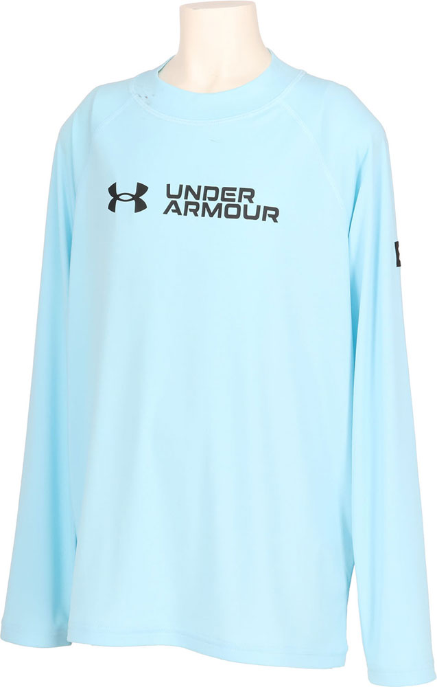 【メール便OK】UNDER ARMOUR(アンダーアーマー) 6001926 キッズ ジュニア UAラッシュ ガード ロングスリーブ モック 長袖 スイムウェア 子供用
