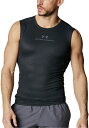 【メール便OK】UNDER ARMOUR(アンダーアーマー) 6001531 メンズ UAアイソチル ベント コンプレッション スリーブレス シャツ