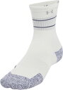 【メール便OK】UNDER ARMOUR(アンダーアーマー) 1376076 UAアーマードライ ラン クッション ミッドクルー ソックス 靴下 スポーツ 部活