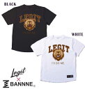 【メール便OK】LEGIT(レジット) LE-TW-02 BANNNE コラボ 半袖Tシャツ バスケットボール トップス プラクティスウェア