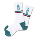【メール便OK】Arch(アーチ) A325-102 Arch drop line crew mid Socks 靴下 ソックス バスケ 部活