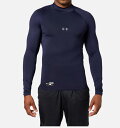 【メール便OK】UNDER ARMOUR(アンダーアーマー) 1358645 UA HG ARMOUR COMP LS MOCK PK メンズ インナー ロング...