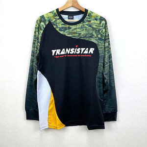 【メール便OK】TRANSISTAR(トランジスタ) HB21AT01 L/S ゲームシャツ DEEP SEA 長袖ゲームシャツ ディープシー ブラック×イエロー