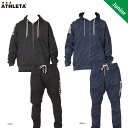 品番 03369J/03371J ブランド ATHLETA(アスレタ) 詳細 メッシュ部分とフラット部分を編み分けて表現したグラフィック柄のスパンPOLYジャガードニットを使用したスウェット。 コットンライクのポリエステル素材で速乾性も高く独特質感がドライタッチで着心地が良いジャガードスウェットZIPパーカーとスウェットパンツのセット【MATERIAL】 スパンPOLYジャガードニット　 【COMPOSITION 】 ポリエステル100％【カラー】70BLK ブラック90NVY ネイビー【サイズ】140cm150cm ※在庫はメーカーと共有しておりますので、店頭在庫が欠品の場合はメーカー取り寄せとなり、入荷まで1週間ほど掛かる場合もございます。※メーカー在庫は非常に流動的でございます。メーカー在庫完売の為、商品をご用意することが出来ない場合がございます。※モニタ閲覧環境によっては、画面の商品と実際の商品の色が異なって見える場合がありますがご了承ください。※当店では複数店舗で在庫を共有している為、稀にご注文が重なり在庫切れとなる場合がございます。その際はメールにてご連絡させていただいております。ご了承くださいませ。メーカー希望小売価格はメーカーサイトに基づいて掲載しています。