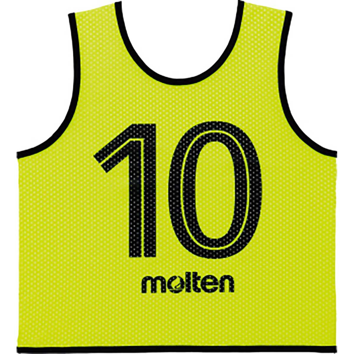 molten(モルテン) GS0112KL ゲームベスト GVジュニア10枚セット 蛍光イエロー