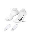 【メール便OK】NIKE(ナイキ) SX7554 マルチプライヤー ランニング ノーショウ ソックス 2足組(4)