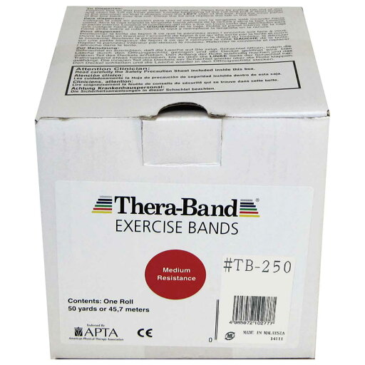 D&M(ディーアンドエム) TB250 セラバンド THERBAND セラバンド 45m 強度レベル0 レッド トレーニングバンド D&M(ディーアンドエム) TB250 セラバンド THERBAND セラバンド 45m 強度レベル0 レッド トレーニングバンド