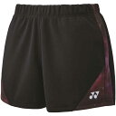 【メール便OK】YONEX(ヨネックス) 25096 ウィメンズ テニスゲームシャツ・パンツ ウィメンズニットショートパンツ