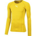 【メール便OK】PUMA(プーマ) 658223 サッカーTシャツ LIGA BASELAYER SS Tシャツ LS