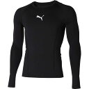 【メール便OK】PUMA(プーマ) 658223 メンズ サッカーTシャツ LIGA BASELAYER SS Tシャツ LS