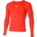 【メール便OK】PUMA(プーマ) 658223 メンズ サッカーTシャツ LIGA BASELAYER クルーネック LS シャツ