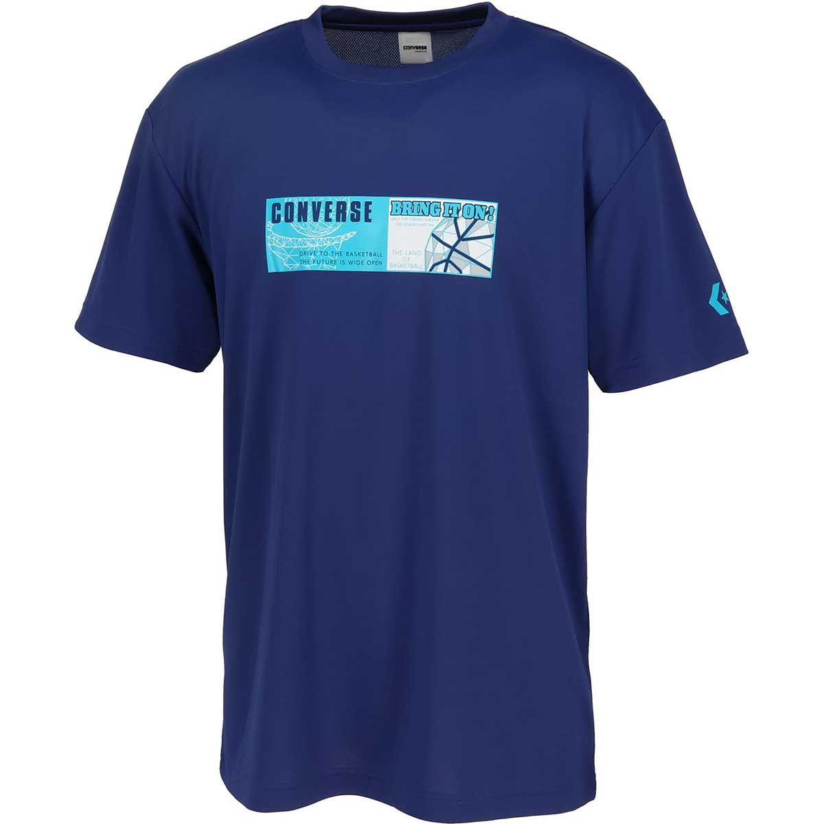 【メール便OK】CONVERSE(コンバース) CB251360 ユニセックス バスケットボールTシャツ プリントTシャツ