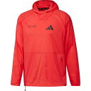 adidas(アディダス) KUC35 メンズ 陸上 ランニング ウインドウェア アディゼロ ブレーカー フーディ