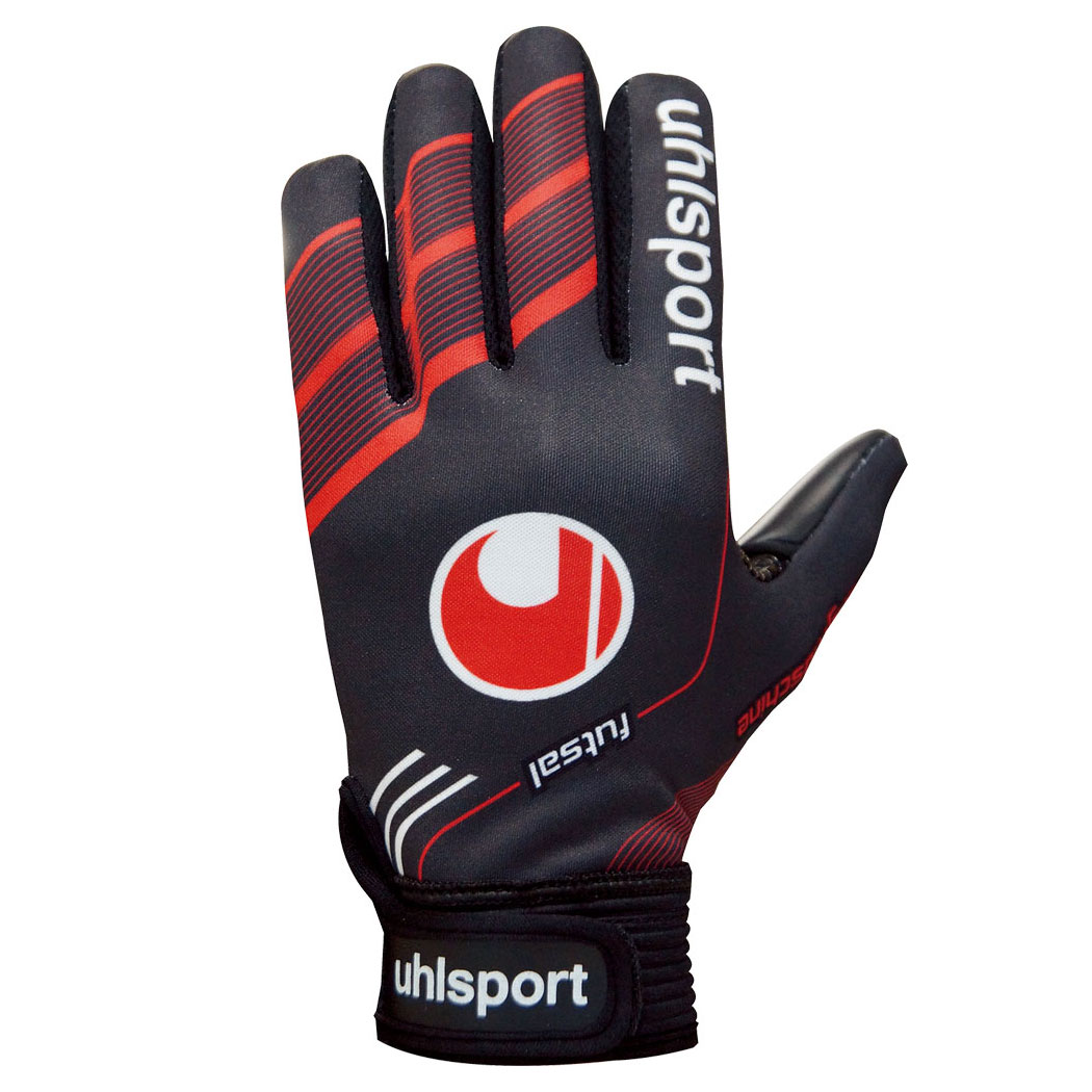 【メール便OK】uhlsport(ウールシュポルト) 1000855 フルフィンガーソフト フットサル専用GKグラブ ゴレイログローブ ジュニア対応