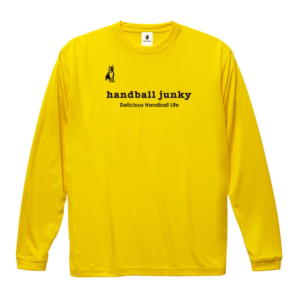 【メール便OK】Handball Junky(ハンドボールジャンキー) HJ19512 長袖Tシャツ レフトバック+45 ロングDryTEE メンズ レディース
