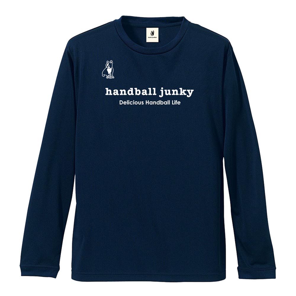 【メール便OK】Handball Junky(ハンドボールジャンキー) HJ19512 長袖Tシャツ レフトバック+45 ロングDryTEE メンズ レディース