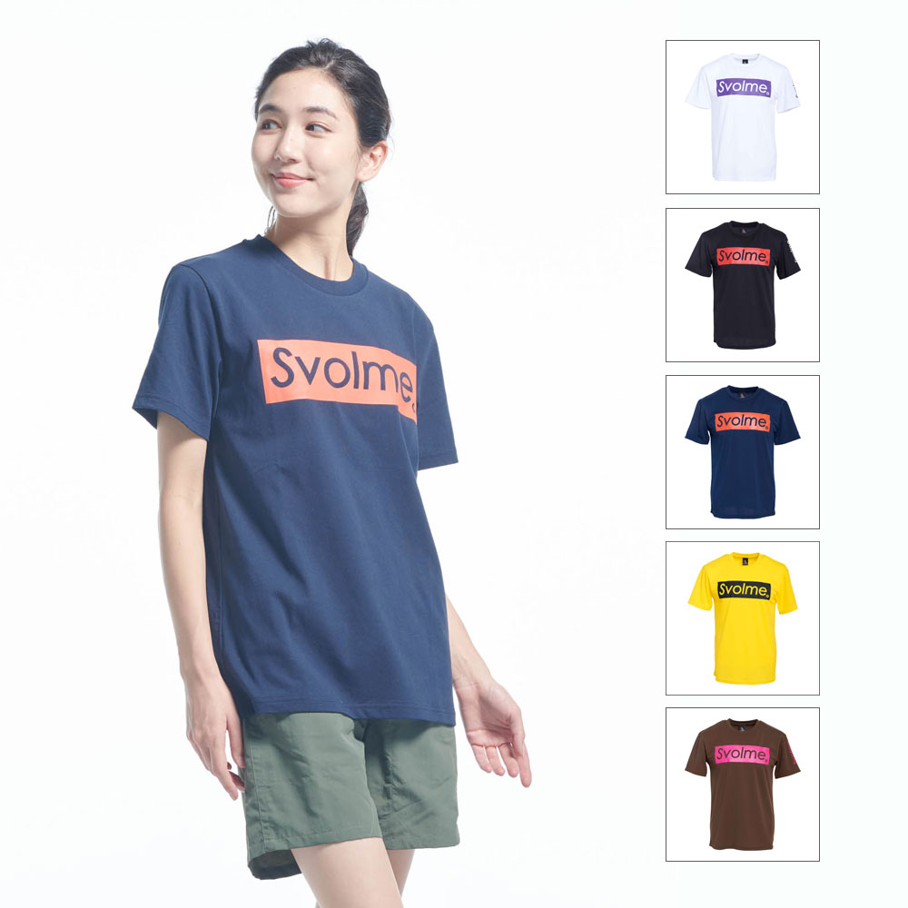 SVOLME（スボルメ） 1201-46500 BOXロゴDRY T メンズ レディース Tシャツ スポーツウェア