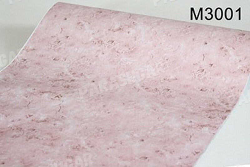 【50M】 m3001 ピンクレッド 大理石 壁紙 カッティングシート インテリア リフォーム 多用途 シール タイル ウォールステッカー 石目