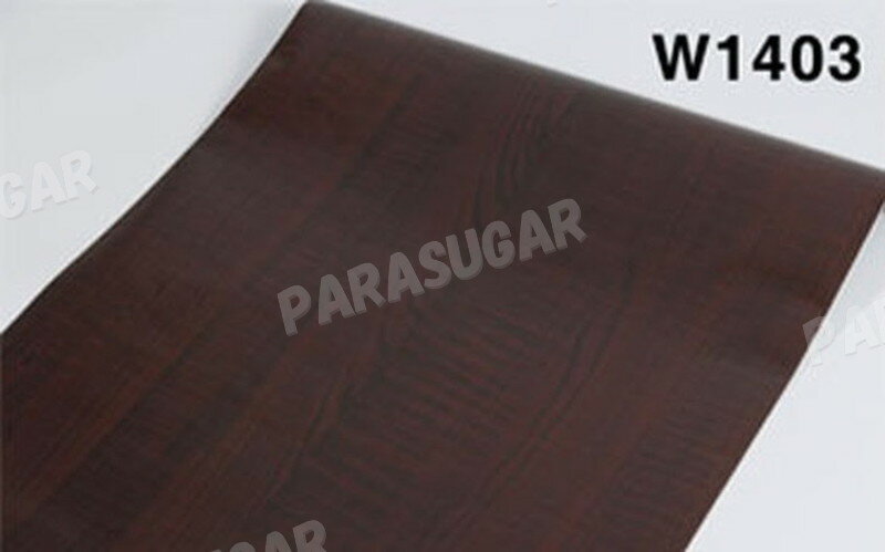 【50M 】木目調 ダークブラウン w1403 壁紙シール アンティーク 木目 リメイクシート 板 柄 ウォールステッカー 防水 45cm×50M はがせるタイプ