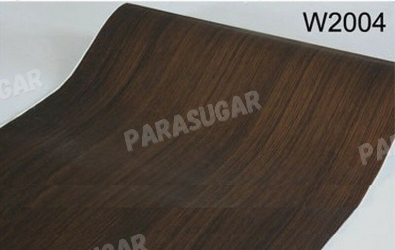 業務用 【 100m 】木目調 こげ茶 黒 w2004 壁紙シール アンティーク 木目 リメイクシート 板 柄 ウォールステッカー 防水 45cm×100m はがせるタイプ