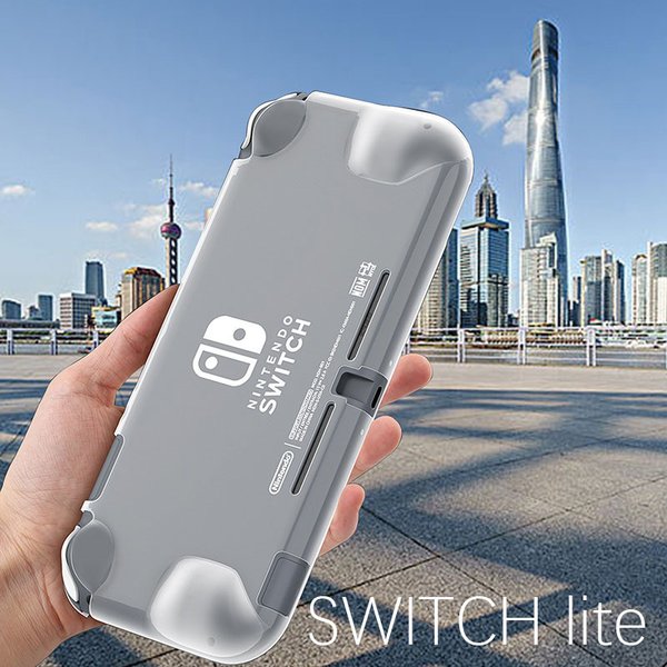 Nintendo Switch Lite 半透明 ソフトシェル カバー 一体型 セミハードケース 保護カバー ケース