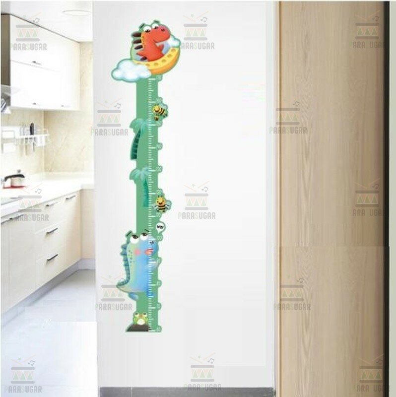 cute デザイン 身長計 【C925-05】 ウォールステッカー キッズ ベビー インテリア 身長計測 シール ア..
