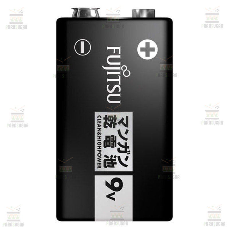 富士通 （ FUJITSU ） マンガン乾電池 9V形 6F22U（S） 1PK