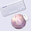 サークル マウスパッド 惑星デザイン46 円型 22cm 滑り止め付 便利アイテム PCグッズ おしゃれ 柄 プレゼント 丸 大理石 花柄 マーブル