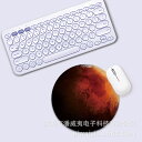 サークル マウスパッド 惑星デザイン48 円型 22cm 滑り止め付 便利アイテム PCグッズ おしゃれ 柄 プレゼント 丸 大理石 花柄 マーブル(2)