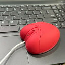 ハート型 マウス USB マウス 有線 USBマウス 光学式 ハート heart 可愛い 子供 USB有線 電池不要