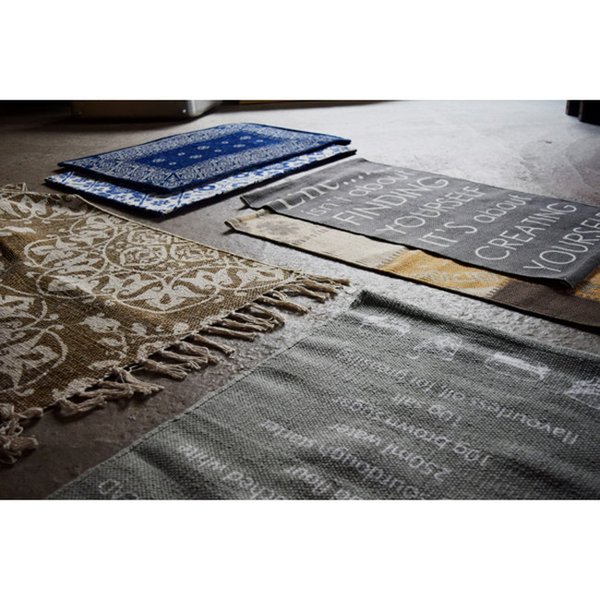 ラグ 【ベージュ】 コットン [2]